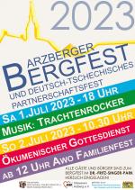 Pozvánka do Arzbergu na Horský festival 1. července 1